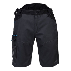 Bermuda de travail poly-coton extensible multipoches Gris métal – Portwest T710