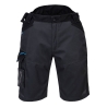 Bermuda de travail poly-coton extensible multipoches Gris métal – Portwest T710
