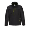 Veste softshell éco hybride 2 couches micro-polaire coupe-vent Noir – Portwest T753