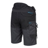 Bermuda de travail poly-coton extensible multipoches Gris métal – Portwest T710