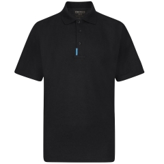 Polo de travail poly-coton bande rétroréfléchissante Noir – Portwest T720