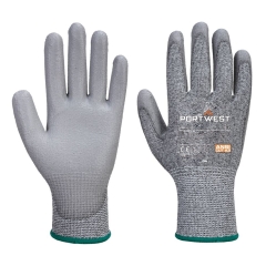 Gant PU anti-coupure niveau C distribution automatique Gris – Portwest VB622, lot de 144 paires