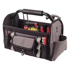 Sac à outils ouvert multipoches avec poignée coussinée Noir – Portwest TB02