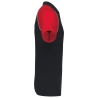 Polo Baseball Manches Courtes K226 Noir/Rouge – Personnalisable | Label Blouse