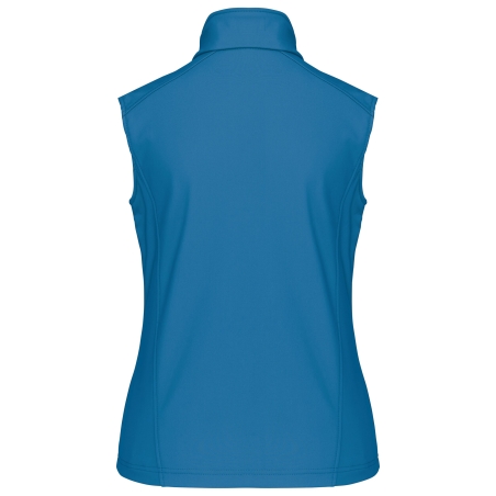 Bodywarmer Softshell Femme Aqua Blue K404 – Personnalisable | Label Blouse