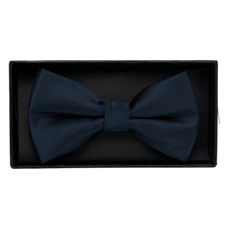 Nœud papillon bleu marine