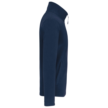Veste Micropolaire Zippée Unisexe K9102 Navy – Personnalisable | Label Blouse