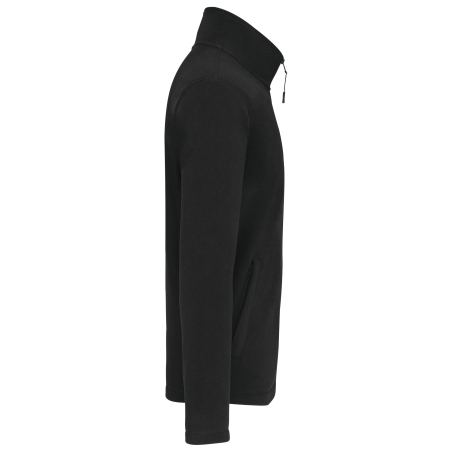 Veste Micropolaire Zippée Unisexe K9102 Noir – Personnalisable | Label Blouse