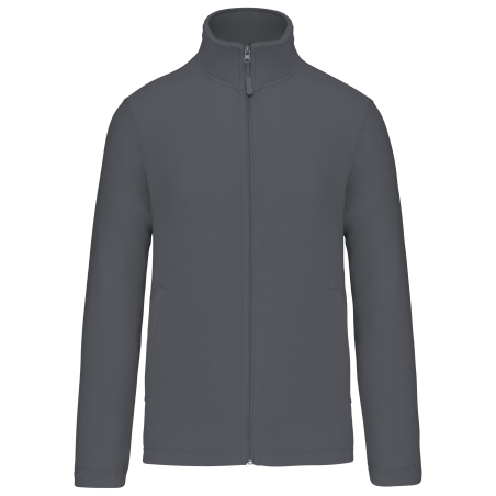 Veste Micropolaire Zippée Unisexe Convoy Grey K9102 – Personnalisable | Label Blouse