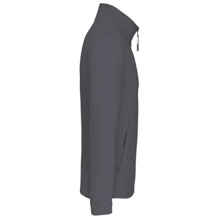 Veste Micropolaire Zippée Unisexe Convoy Grey K9102 – Personnalisable | Label Blouse