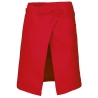 Tablier cuisine Court Coton Rouge