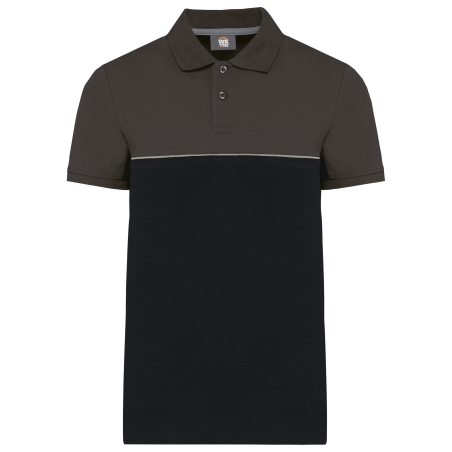 Polo bicolore  Black / Dark Grey