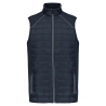 Bodywarmer bi-matière Navy / Silver