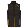 Bodywarmer bi-matière Black / Yellow