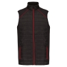 Bodywarmer bi-matière Black / Red