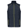 Bodywarmer Day To Day Bi-matière Unisexe Marine/Jaune fluo WK. Designed To Work
