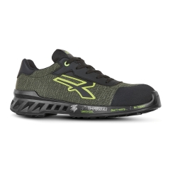 Chaussures de sécurité basses U-Power Robin S1P SRC ESD Noir et Vert