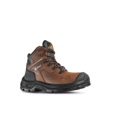 Chaussures de sécurité montantes U-Power Helsinki S3 SRC ESD marron et noir