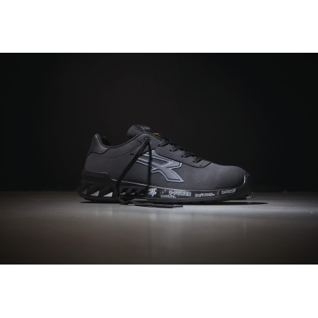 Chaussures de sécurité basses U-Power Ben S3 SRC ESD Noir – vue 2