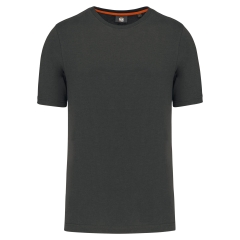 T-shirt col rond écoresponsable Gris WK. Designed To Work
