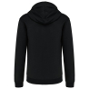 Sweat-shirt zippé capuche contrastée Noir Kariban – vue 2