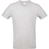 T-shirt homme col rond Gris 185 g/m² B&C E190