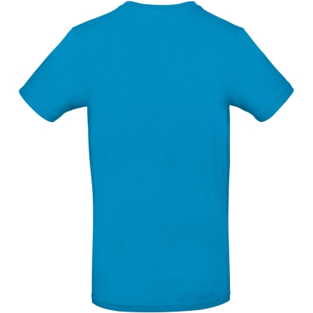 T-shirt homme col rond Bleu Atoll 185 g/m² B&C E190 – vue 2