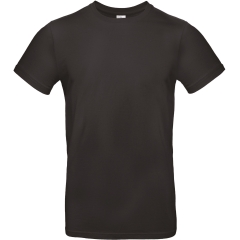 T-shirt homme col rond Noir 185 g/m² B&C E190
