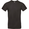 T-shirt homme col rond Noir 185 g/m² B&C E190