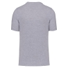 T-shirt col rond écoresponsable Gris oxford WK. Designed To Work – vue 2