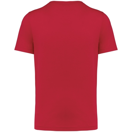 T-shirt col rond écoresponsable Rouge WK. Designed To Work – vue 2