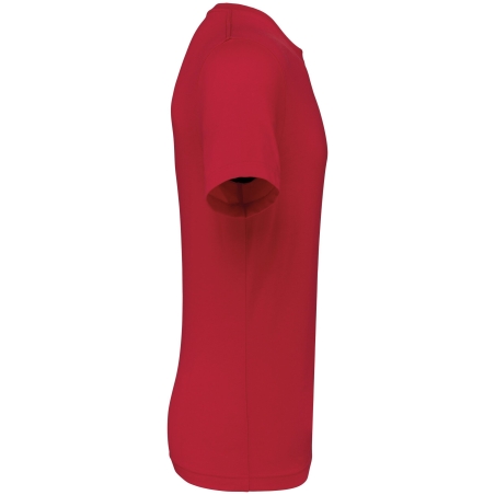T-shirt col rond écoresponsable Rouge WK. Designed To Work – vue 3