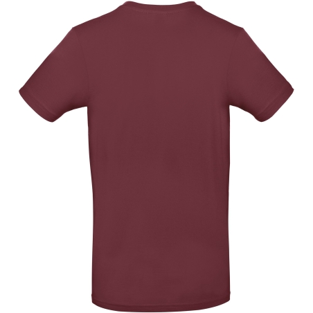 T-shirt homme col rond Bordeaux 185 g/m² B&C E190 – vue 2
