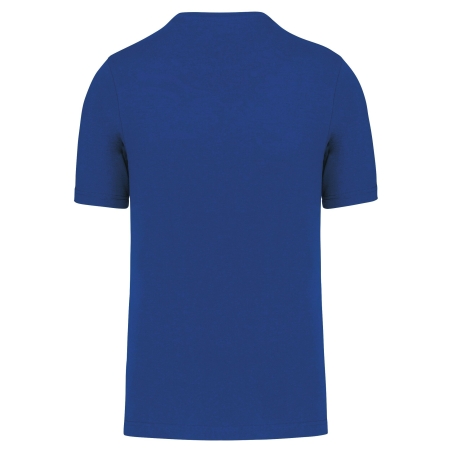 T-shirt col rond écoresponsable Bleu Royal WK. Designed To Work – vue 2