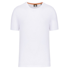 T-shirt col rond écoresponsable homme Blanc WK. Designed To Work