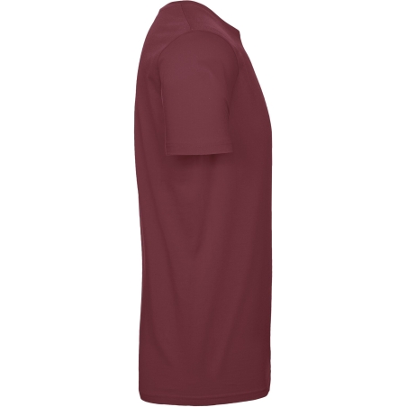 T-shirt homme col rond Bordeaux 185 g/m² B&C E190 – vue 3