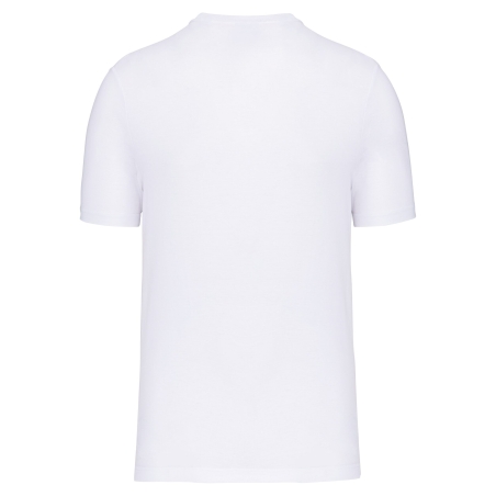 T-shirt col rond écoresponsable homme Blanc WK. Designed To Work – vue 2