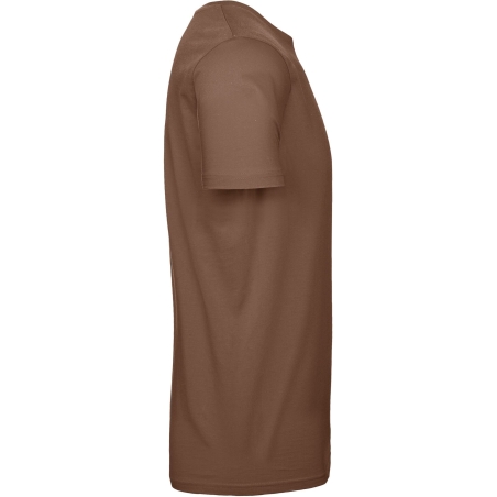 T-shirt homme col rond Chocolat 185 g/m² B&C E190 – vue 3