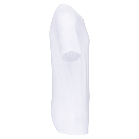 T-shirt col rond écoresponsable homme Blanc WK. Designed To Work – vue 3