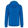 Sweat-shirt zippé capuche contrastée Bleu royal clair / blanc Kariban – vue 2