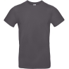 T-shirt homme col rond Gris foncé 185 g/m² B&C E190