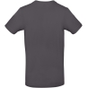 T-shirt homme col rond Gris foncé 185 g/m² B&C E190 – vue 2