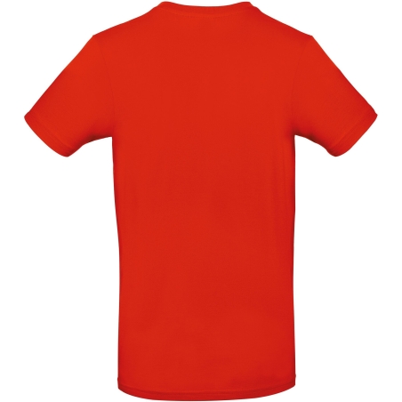 T-shirt homme col rond Rouge 185 g/m² B&C E190 – vue 2
