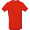 T-shirt homme col rond Rouge 185 g/m² B&C E190 – vue 2