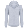 Sweat-shirt zippé capuche contrastée Gris Kariban – vue 2