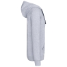 Sweat-shirt zippé capuche contrastée Gris Kariban – vue 3