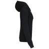 Sweat-shirt zippé capuche contrastée femme Noir Kariban – vue 3