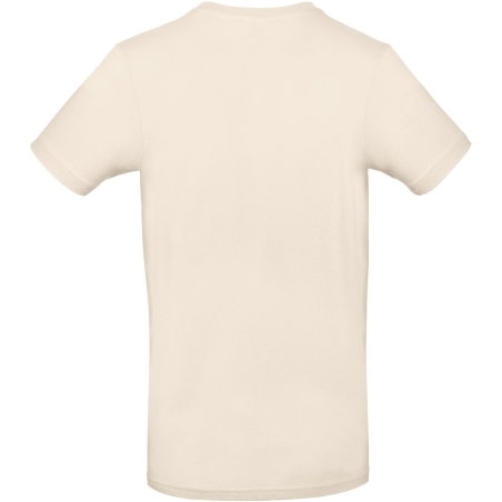 T-shirt homme col rond beige 185 g/m² B&C E190 – vue 2