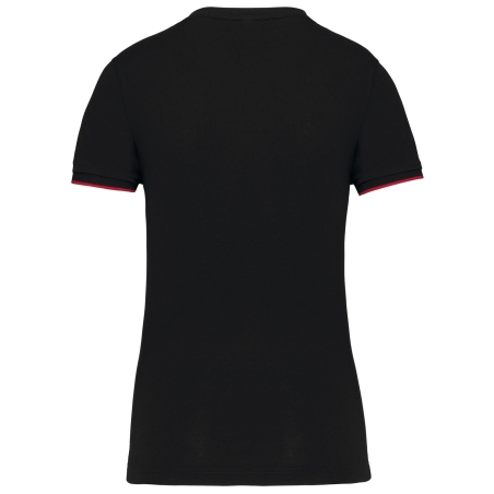T-shirt Day To Day manches courtes femme Noir / rouge WK. Designed To Work – vue 2