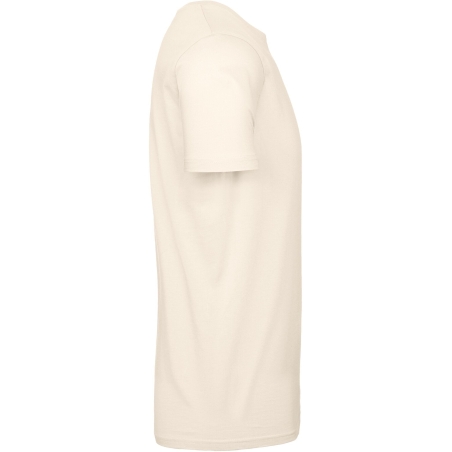 T-shirt homme col rond beige 185 g/m² B&C E190 – vue 3